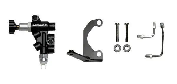 Wilwood Tandem Master Cylinder Mounting Bracket L/H Kit w/ Prop Valve