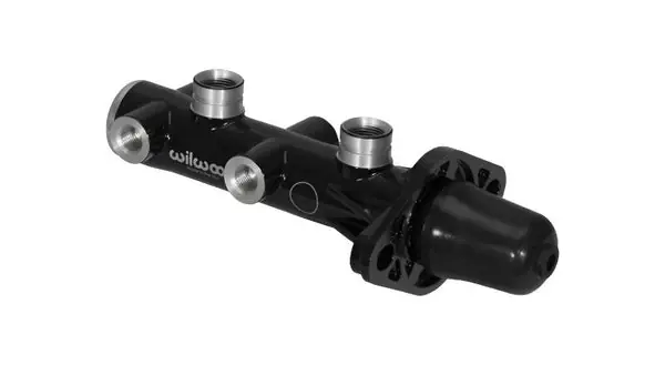 Wilwood Tandem Remote Master Cylinder - 1in Bore Black
