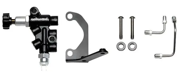 Wilwood Tandem Master Cylinder Mounting Bracket R/H Kit w/ Prop Valve