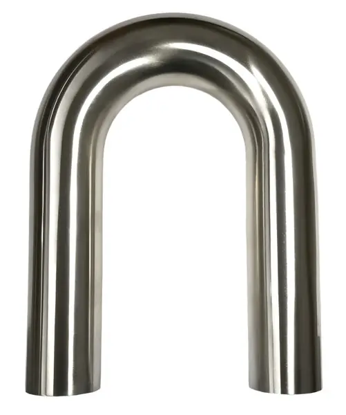 Stainless Bros 1.50in Diameter 1.5D / 2.25in CLR 180 Degree Bend 6in Leg / 6in Leg Mandrel Bend