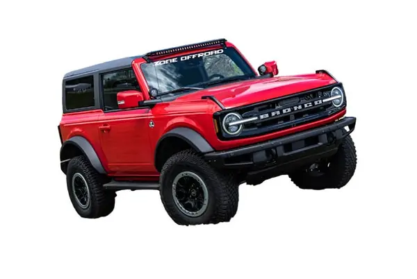 Zone Offroad 2021 Ford Bronco 2in Fr 1in Rr Lift Kit