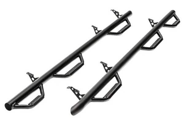 N-Fab Nerf Step 2019 Chevy/GMC 1500 Crew Cab 5ft 8in Bed - Bed Access - Tex. Black - 3in