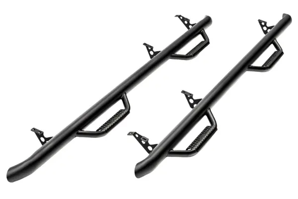 N-Fab Nerf Step 15-17 GMC - Chevy Canyon/Colorado Crew Cab 5ft Bed - Tex. Black - W2W - 3in