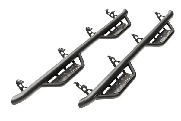 N-Fab Podium LG 14-17 Chevy-GMC 1500 Double Cab - Tex. Black - 3in