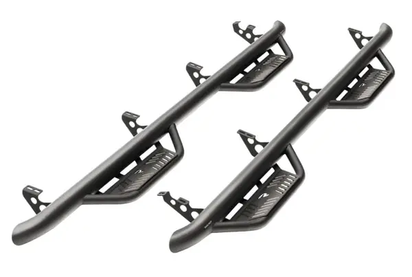N-Fab Podium LG 07-17 Toyota Tundra Double Cab - Tex. Black - 3in