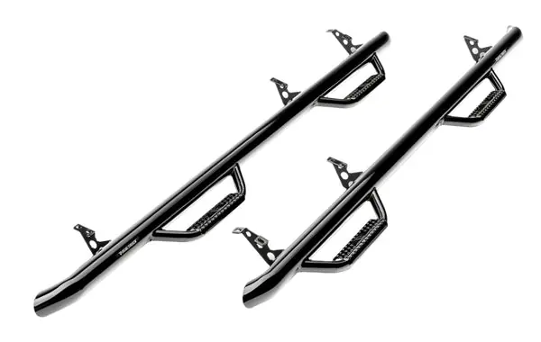 N-Fab Nerf Step 16-17 Toyota Tacoma Double Cab - Gloss Black - Cab Length - 2in
