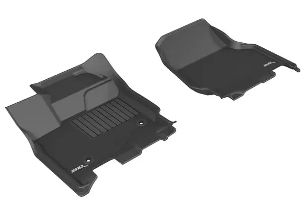 3D MAXpider 2015-2020 Ford F-150 Sprcab/Sprcrew Kagu 1st Row Floormat - Black