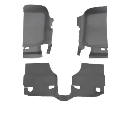 BedRug 07-10 Jeep JK 2Dr Front 3pc BedTred Floor Kit (Incl Heat Shields)