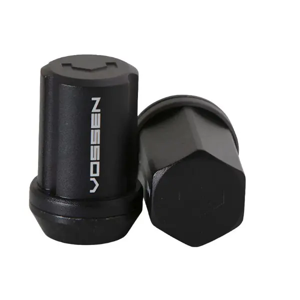 Vossen 35mm Lug Nut - 12x1.5 - 19mm Hex - Cone Seat - Black (Set of 20)