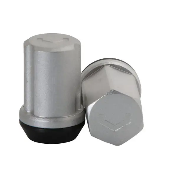 Vossen 35mm Lock Nut - 14x1.5 - 19mm Hex - Cone Seat - Silver (Set of 4)