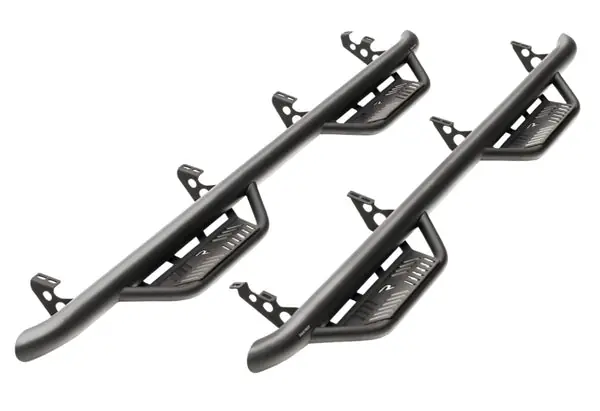 N-Fab Podium LG 07-17 Jeep Wrangler JK 4 Door All - Tex. Black - 3in