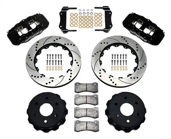 Wilwood AERO4 RearTruck Kit 14.25in Drilled 1999-2010 GM 1500-SUV 1 Piston OE Caliper