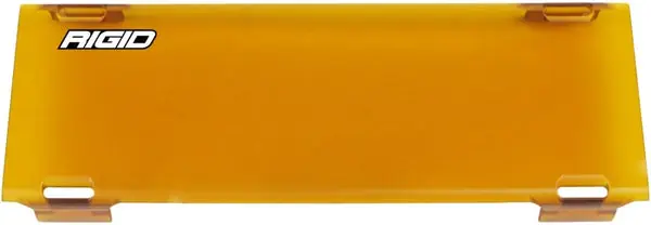 Rigid Industries 10in E-Series Light Cover - Yellow - Trim 4in & 6in