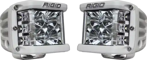 Rigid Industries D-SS - Flood - Set of 2 - White Housing