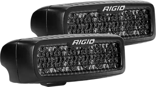 Rigid Industries SR-Q Series PRO Midnight Edition - Spot - Diffused - Pair