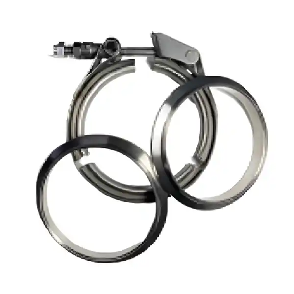 Stainless Bros 3.0in SS304 V-Band Quick Release Clamp Assembly (2 Flanges/1 Clamp)