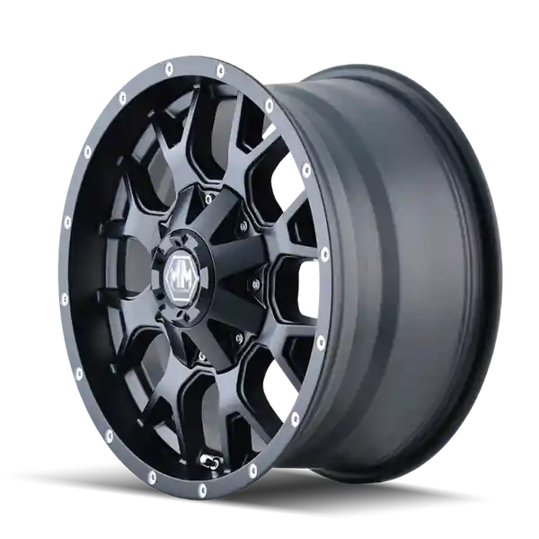 Mayhem 8015 Warrior 20x10 / 6x135 BP / -25mm Offset / 106mm Hub Matte Black Wheel