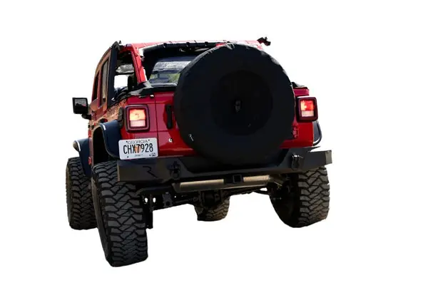 Rampage 2018-2019 Jeep Wrangler(JL) Sport 2-Door Tire Cover w/Camera Slot 37in - Black