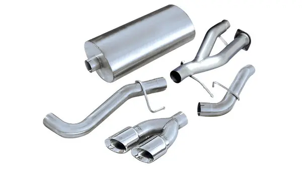 Corsa 02-06 Cadillac Escalade 6.0L V8 Polished Sport Cat-Back Exhaust