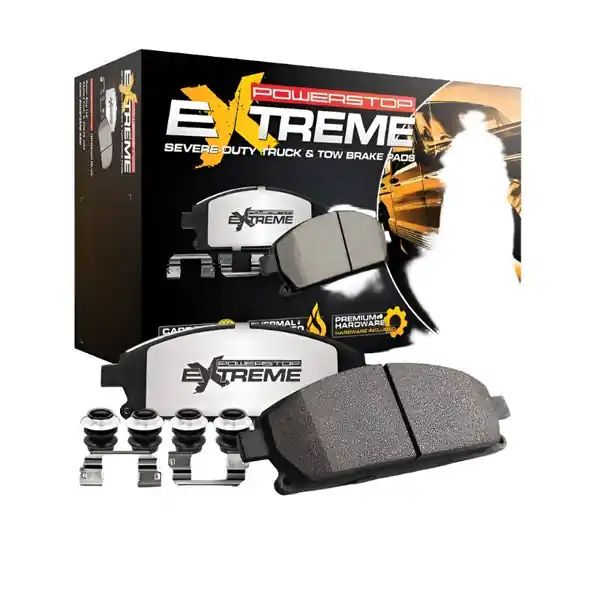 Power Stop 06-10 Jeep Commander Front Z36 Truck & Tow Brake Pads w/Hardware