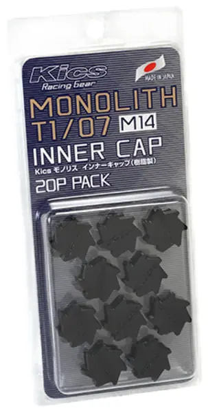Project Kics M14 Monolith Cap - Black (Only Works For M14 Monolith Lugs) - 20 Pcs