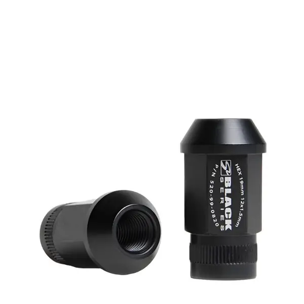 Skunk2 12 x 1.5 Forged Lug Nut Set (Black Series) (20 Pcs.)