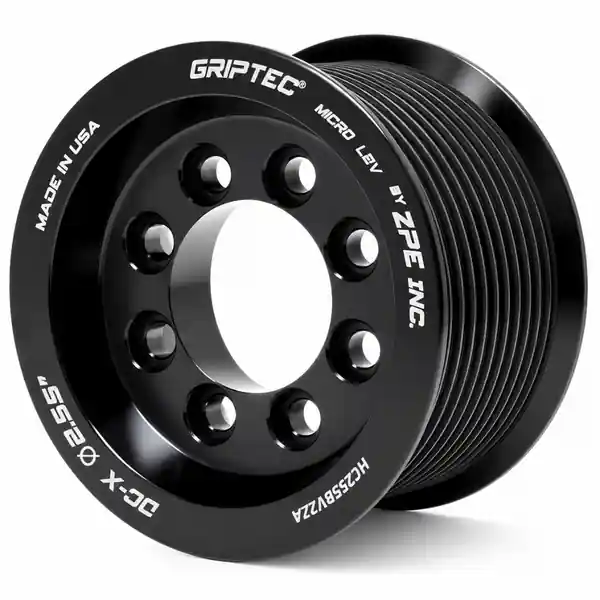 ZPE GripTec® 10 Rib 2pc HellCat L2v/L3V Black Pulley & Hub Kit