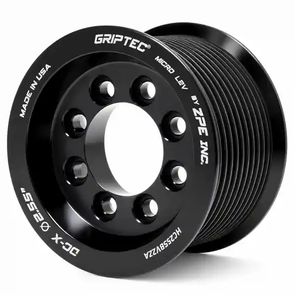 ZPE GripTec® 10 Rib 2pc HellCat L3V Black Pulley Only