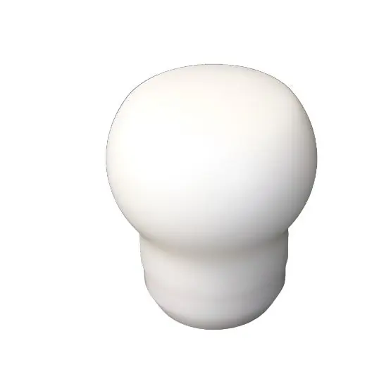 Fat Head Delrin Shift Knob (White): Universal 12x1.25