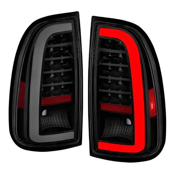ANZO 00-06 Toyota Tundra (Std. Bed/Reg Cab) LED Taillights w/Light Bar Black Housing Smoke Lens