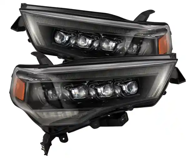 AlphaRex 14-22 Toyota 4Runner (2021 Req. Conv) NOVA LED Proj HL Alpha-Blk Actv Lgt Seq. Sig + SB DRL