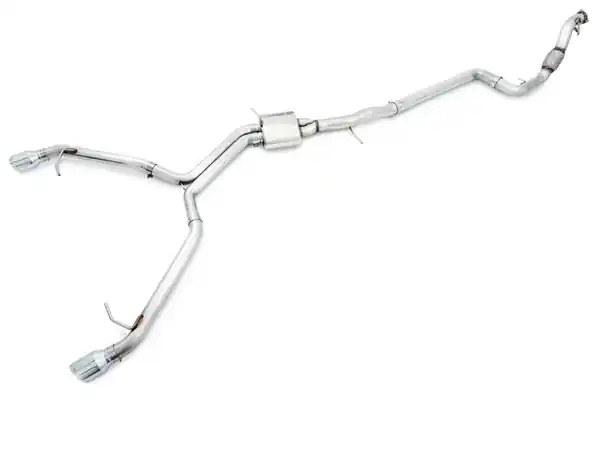AWE Tuning Audi B9 A5 Track Edition Exhaust Dual Outlet - Diamond Black Tips (Includes DP)
