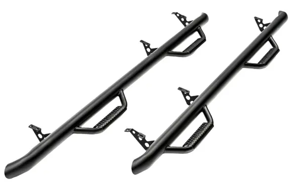 N-Fab Nerf Step 14-17 Chevy-GMC 1500 Crew Cab 5.7ft Bed - Tex. Black - W2W - 3in