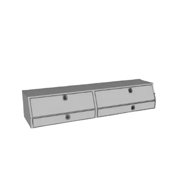 Westin/Brute Contractor TopSider 60in w/ Drawers & Doors - Aluminum