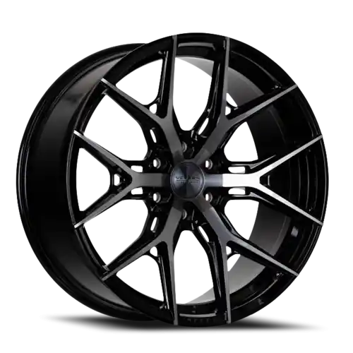 Vossen HF6-4 22x9.5 / 6x139.7 / ET20 / Deep Face / 106.1 - Tinted Gloss Black Wheel
