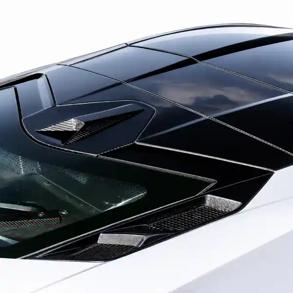 Chevrolet Corvette C8 Carbon Fiber Rear Deck Lid Overlay