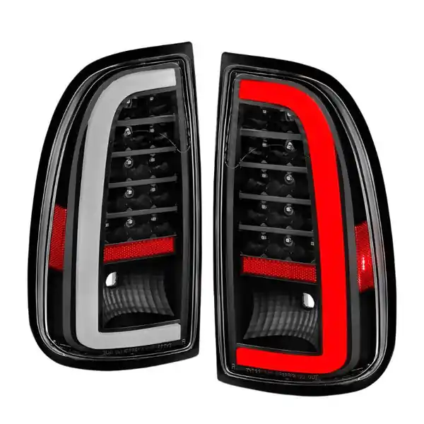 ANZO 00-06 Toyota Tundra LED Taillights w/ Light Bar Black Housing Clear Lens