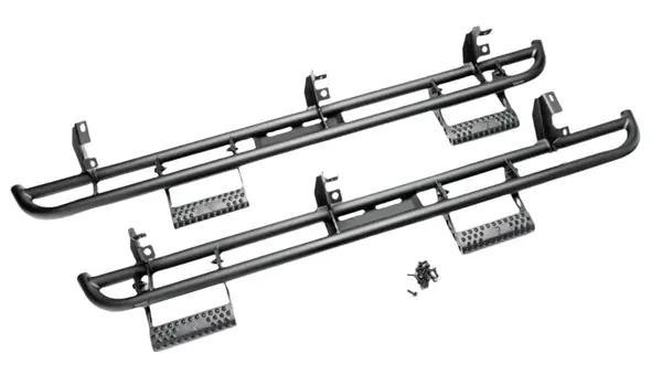 N-Fab RKR Step System 2019 Chevy/GMC 1500 Crew Cab - Cab Length - Tex. Black - 1.75in
