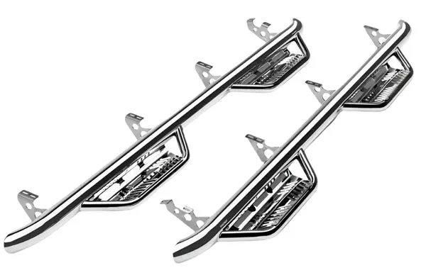 N-Fab Podium SS 2019 Dodge RAM 2500/3500 Crew Cab All Beds Gas/Diesel - Polished Stainless - 3in