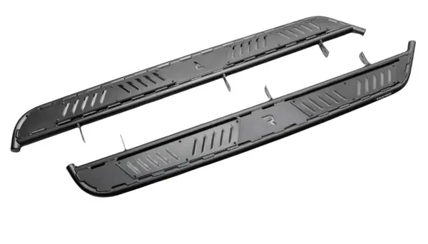 N-FAB 19-21 GMC 1500 Crew Crab Roan Running Boards - Textured Black