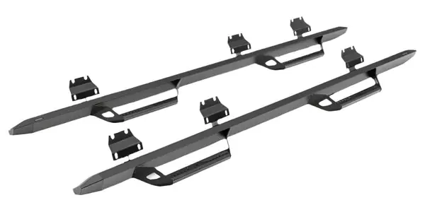 N-Fab Predator Pro Step System 15-17 Ford F-150 / Raptor SuperCrew - Tex. Black