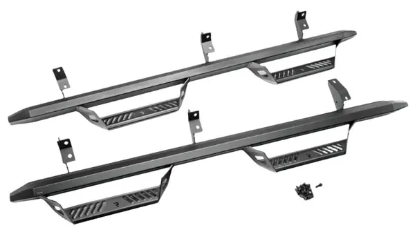 N-Fab Predator Pro Step System 2018 Jeep Wrangler JL 4 Door SUV - Tex. Black