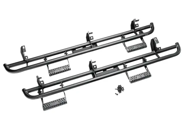 N-Fab RKR Step System 10-17 Toyota 4 Runner (Trail Edition) SUV 4 Door - Tex. Black - 1.75in