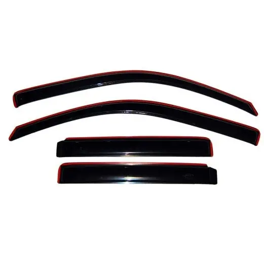 AVS 02-06 Chevy Trailblazer EXT Ventvisor In-Channel Front & Rear Window Deflectors 4pc - Smoke