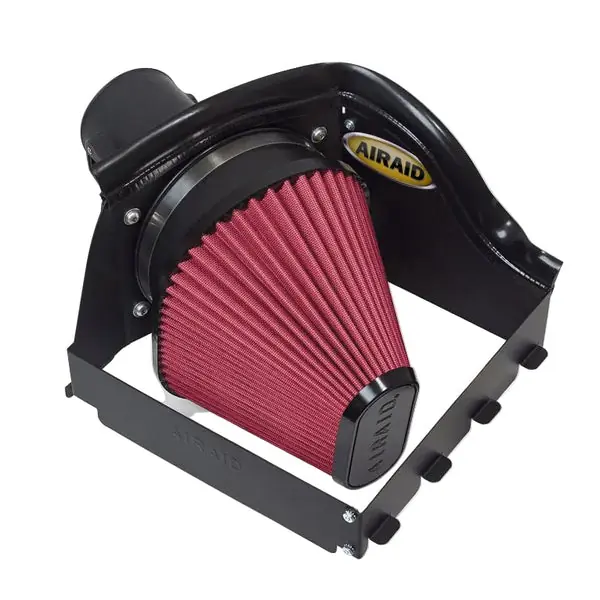 Airaid 08-10 Ford F-250/350 5.4L V8/6.8L V10 CAD Intake System w/o Tube (Oiled / Red Media)