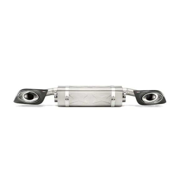 Akrapovic 14-15 Porsche 911 Turbo/Turbo S (991) Slip-On Line (Titanium) w/ Carbon Titanium Tips