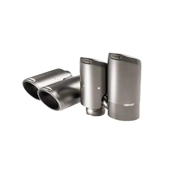 Akrapovic 2018+ Porsche Cayenne V6 (536) Tail Pipe Set (Titanium)