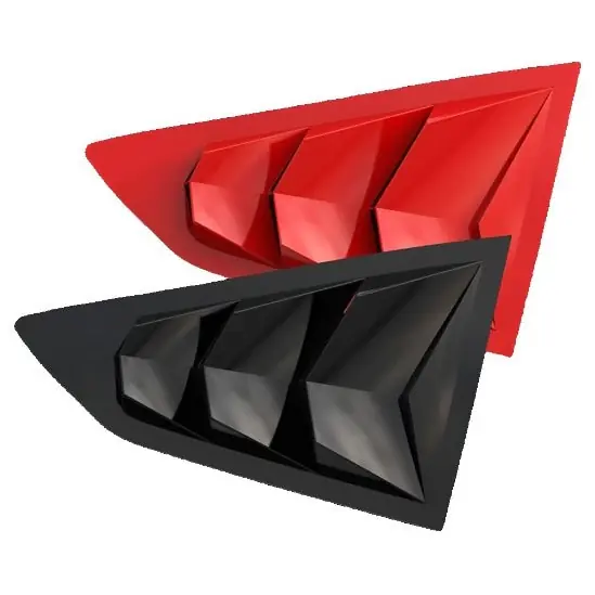 2016-24 Chevrolet Camaro Quarter Louvers Bakkdraft