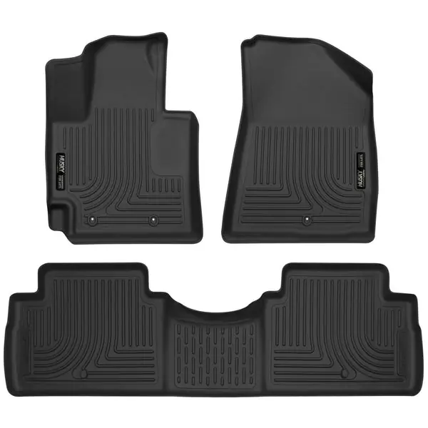 Husky Liners 2016 Kia Soul Weatherbeater Black Front & 2nd Seat Floor Liners (Footwell Coverage)