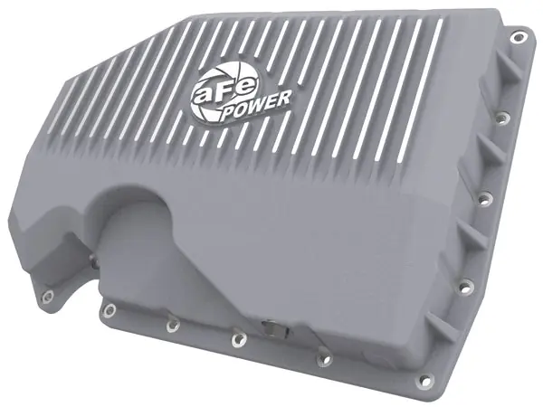 aFe 05-19 VW 1.8L/2.0L w/o Oil Sensor Engine Oil Pan Raw POWER Street Series w/ Machined Fins